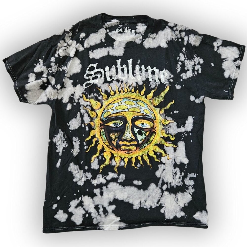 SUBLIME VINTAGE TYE DYE SHORTSLEEVE BAND T-SHIRT SIZE LARGE